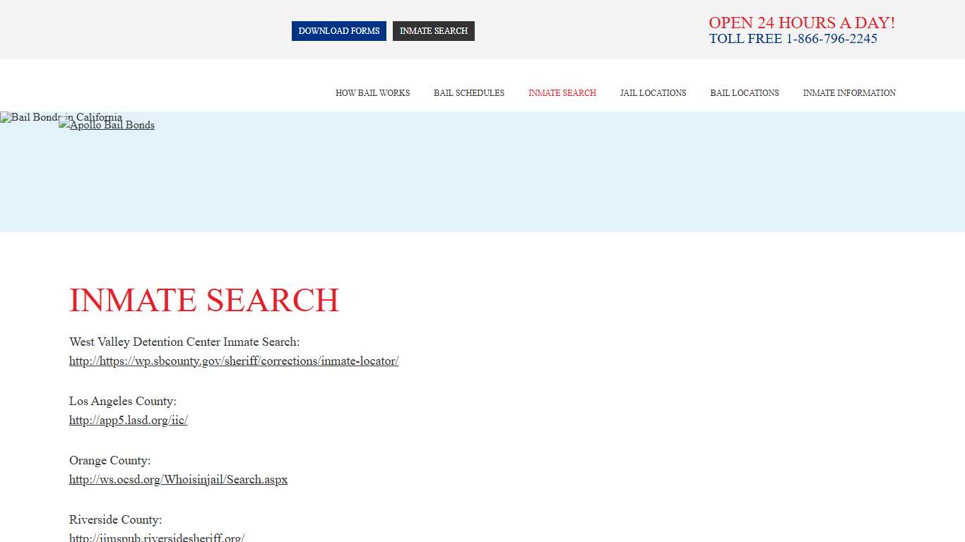 Jail Inmate Search California Federal Inmate Search